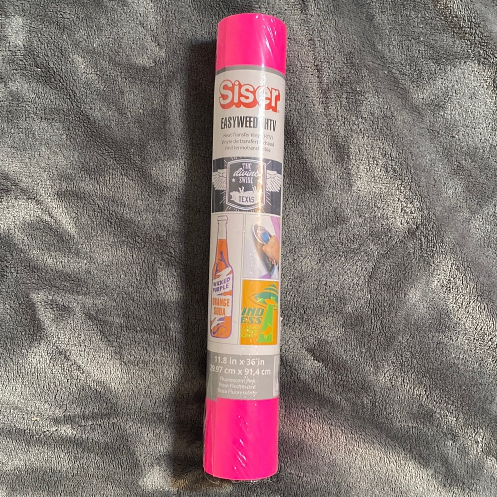 Siser Easyweed HTV Fluorescent Pink Roll